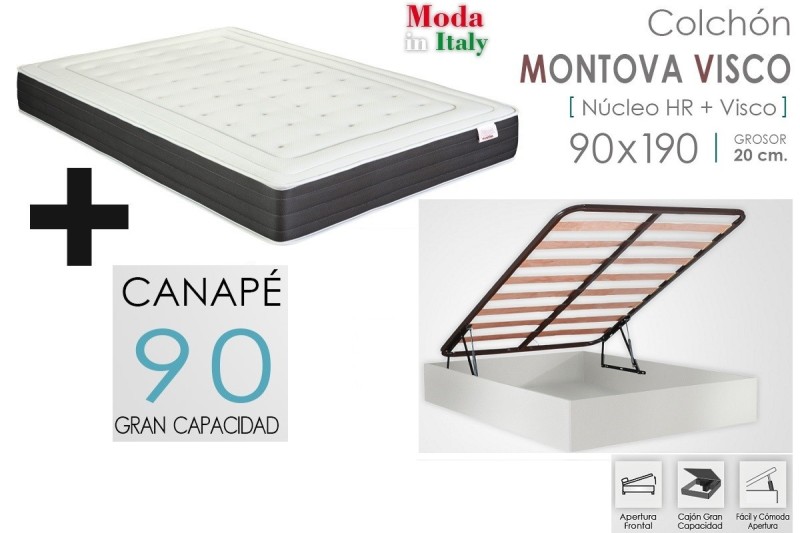 Canape Eco Colchon De 90x190 Al Mejor Precio