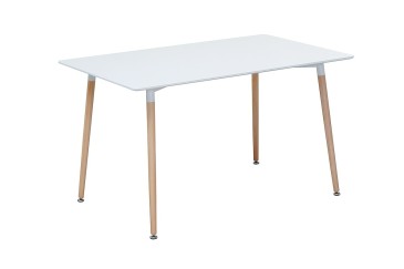 Mesa de jantar NORDIC Branco retangular