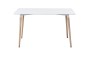 Mesa comedor NORDIC Blanca rectangular