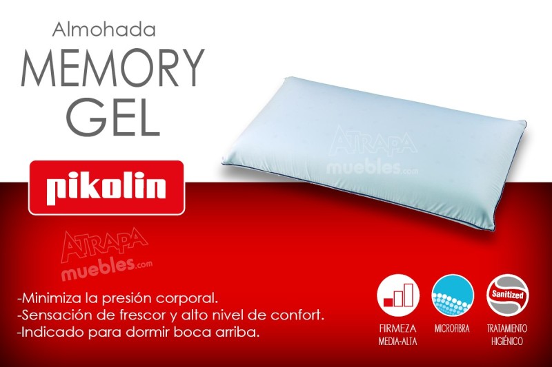 Almohada Pikolin Memory Gel, Viscoelástica Total Adapted