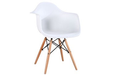 Conjunto de 2 cadeiras LYS Design em cor branca