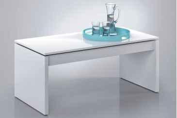 Mesa de centro elevable DRAKO color Blanco al MEJOR PRECIO