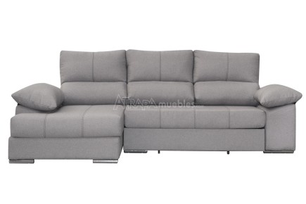 Cama Chaiselongue Esquerda DANIEL Cinzento