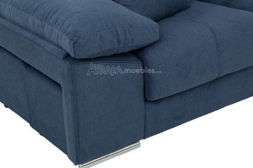 Sofá chaise longue COPI na elegante cor azul ao MELHOR PREÇO