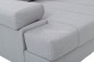 Sofá de canto direito com chaiselongue ITALIA cinzento (transformável em cama)