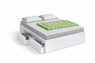 Cama 150 com 4 gavetas KENDRA ao melhor preço da Internet