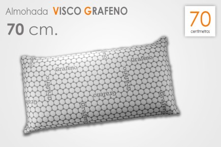 Almofada VISCOELASTIC de 70 cm com capa de grafeno