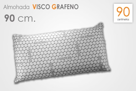 Almofada VISCOELASTIC de 90 cm com capa de grafeno