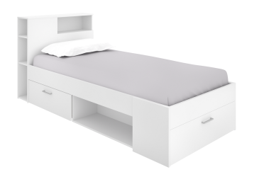 Cama juvenil LANKA compacta 90X190 Branco