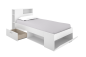 LANKA Compact Youth Bed Branco