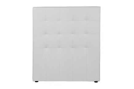 Cabeceira de cama CAPITONE PU Branco 100x115