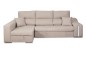 Cama Chaiselongue Esquerda AMARETTO Mink (Bege/Cinza)