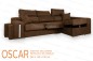 Chaiselongue Derecha OSCAR IMOLA Marrón Oscuro