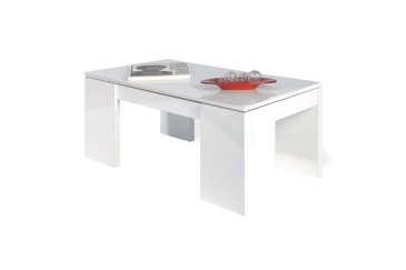 Mesa de centro elevable KENDRA color Blanco al MEJOR PRECIO