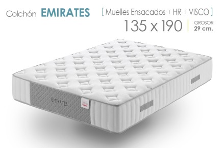 Colchão EMIRATES 135x190 ao melhor preço na Internet