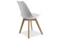 PACK Mesa MEDITERRANEO + 4 cadeiras brancas BEECH Design