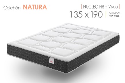 Colchão NATURA VISCO 135x190 ao melhor preço na Internet