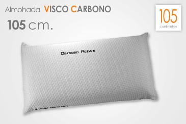 Almofada VISCOELASTIC de 105 cm com capa de carbono