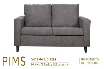 Chaiselongue PIMS Gris Reversible