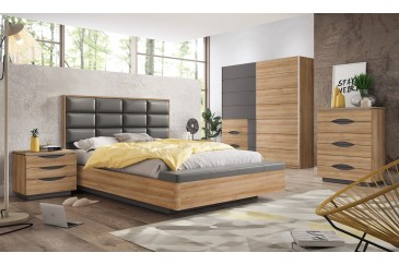 Quarto INVESKO (Com Cama sommier abatível e Banco com Baú)