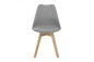 4 cadeiras BEECH Design cinzento