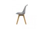 4 cadeiras BEECH Design cinzento