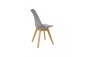 4 cadeiras BEECH Design cinzento