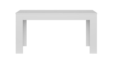 Mesa extensível para sala de jantar e sala de estar 138 - 178 cm. em branco