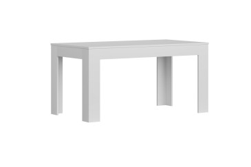 Mesa extensível para sala de jantar e sala de estar 138 - 178 cm. em branco