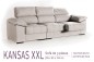 Sofá 3 Placas KANSAS XXL 280 Cm Gris