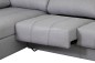 Chaiselongue Left BLACK Cinzento claro