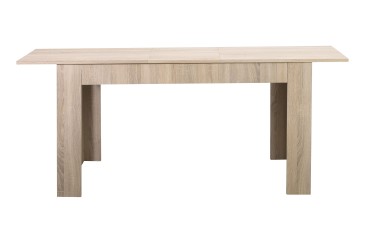 Mesa extensível para sala de jantar e sala de estar 138 - 178 cm. em Carvalho