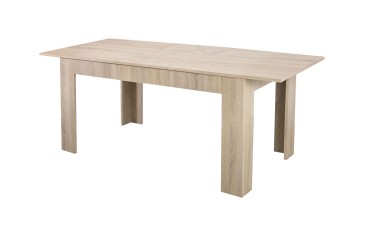 Mesa extensível para sala de jantar e sala de estar 138 - 178 cm. em Carvalho