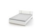 Cama WATSON 140x190 Branco/Carvalho