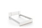 Cama WATSON 140x190 Blanco/Roble