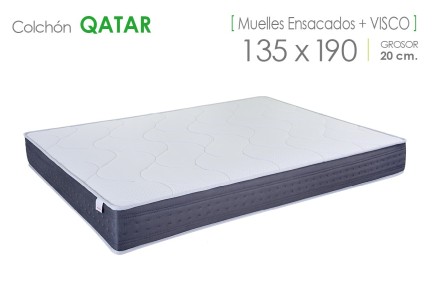 Colchão QATAR 135x190 ao melhor preço na Internet