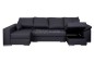 Cama Chaiselongue Esquerda FLORENCIA Cinzento