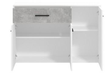 Aparador VARADERO Cimento e Branco 140x88 cm ao melhor preço