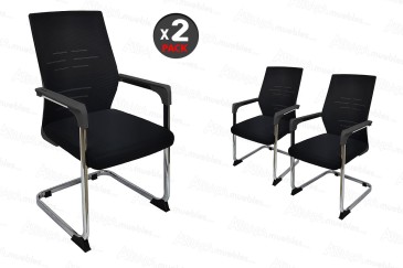 2 cadeiras pretas KONFIDENT