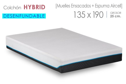 Colchão HYBRID 135x190 ao melhor preço na Internet