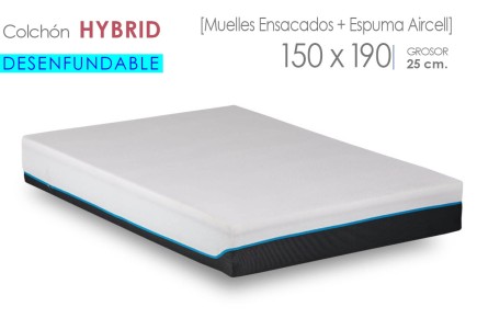 Colchão HYBRID Molas e Visco 150x190