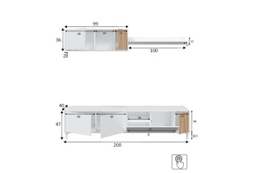 Mobiliário de sala de estar ETHNA ao MELHOR PREÇO