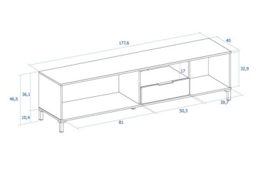 Mobiliário para sala de televisão TOKIO ao MELHOR PREÇO