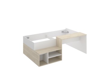 Cama compacta para jovens KRIC 90X190 Branco