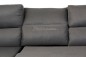 Sofá Chaiselongue Rinconera Izquierda ITALIA Gris (Convertible en Cama)