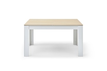 Mesa extensível para sala de jantar e sala de estar 40 - 190 cm. em Carvalho e Branco