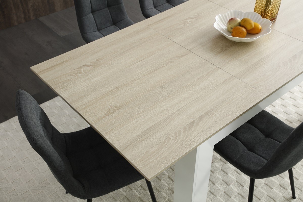 Mesa de comedor extensible L140, 190 cm VESON (Roble claro)