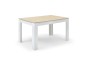 Mesa PACK TUSCANY + 4 cadeiras de design BEECH brancas