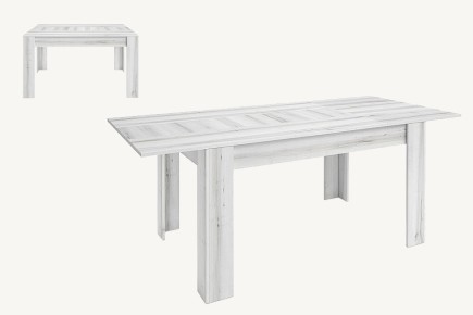 Mesa de jantar extensível 140x90 cm extensível até 200 cm ao MELHOR PREÇO