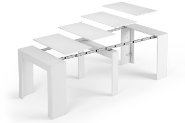 Mesa de jantar de consola extensível. 4 em 1 De mesa de consola a mesa extensível de 236 cm num único móvel.